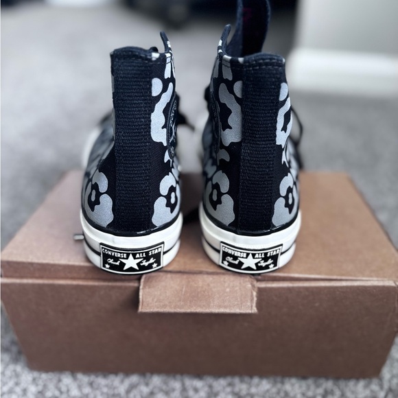 Converse Black and White High-Top Sneakers - Picture 2 of 5